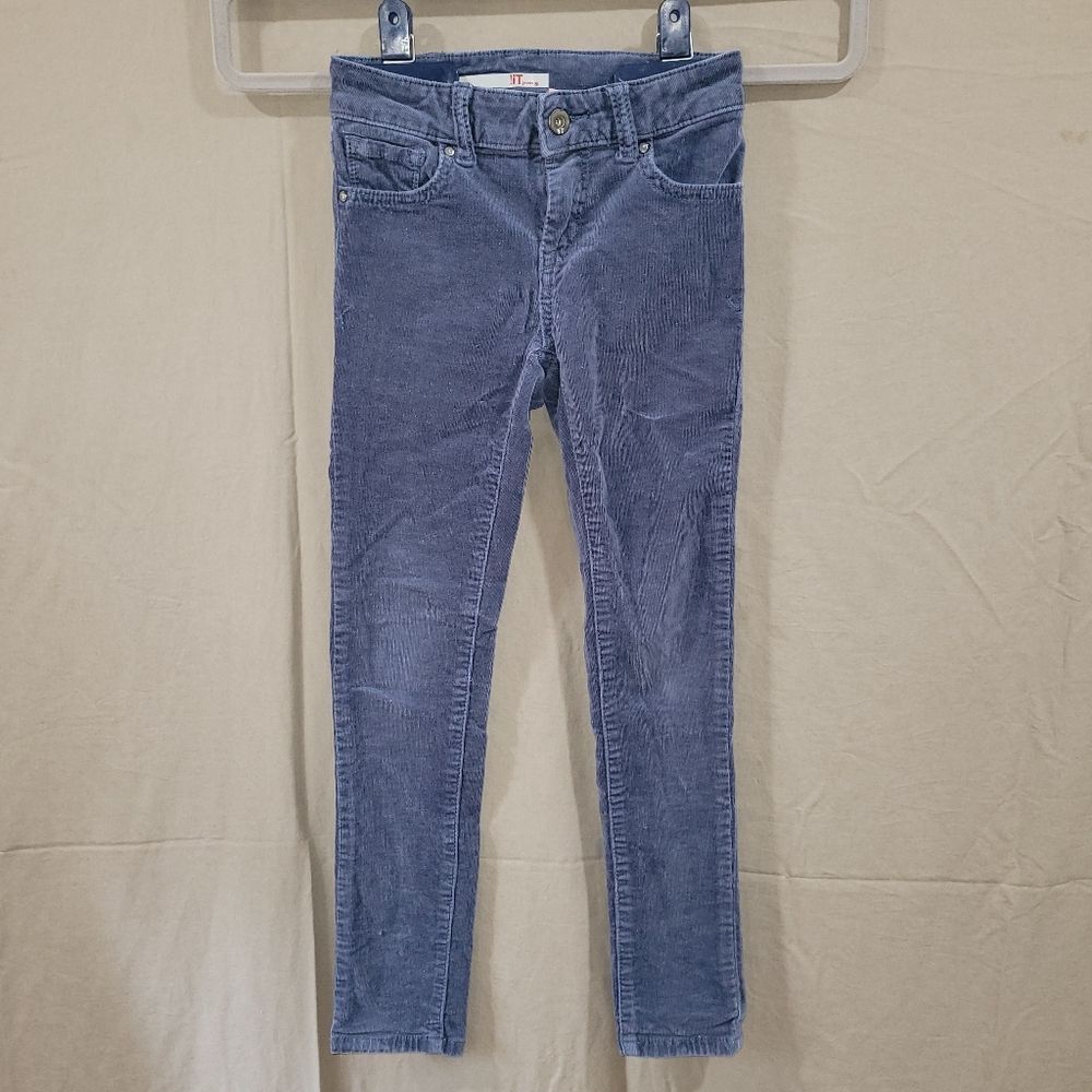 !iT jeans girls size 7 blue corduroy ribbed pants